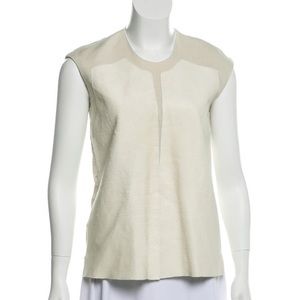 Helmut Lang scoop neck sleeveless blouse